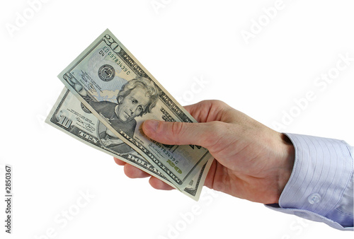 hand over the money