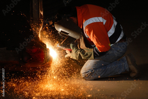 welding sparks