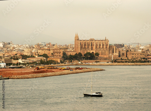 palma cathedral from the sea