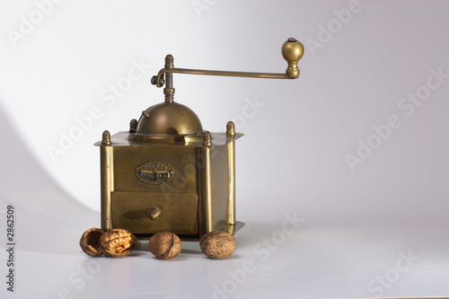 old mechanical  grinder