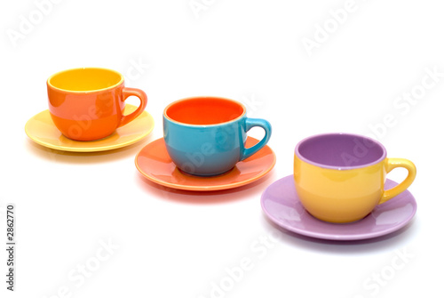 colourfull coffee cups