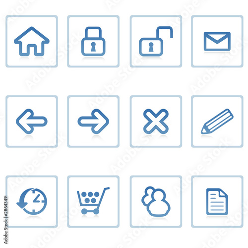 web icons : website and internet i