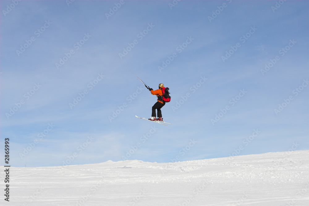 kite-skier kite-skier