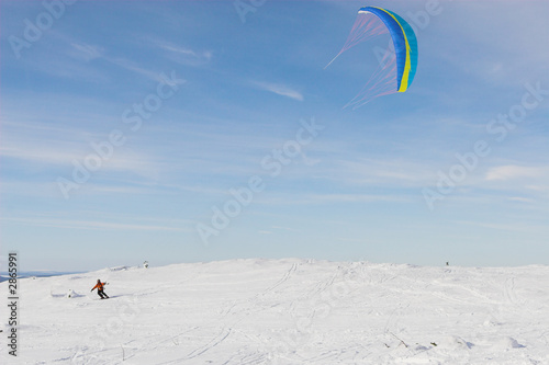 kite-skiing