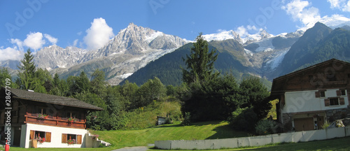 moutain house in the chamonix valley, les houches, france, the a photo