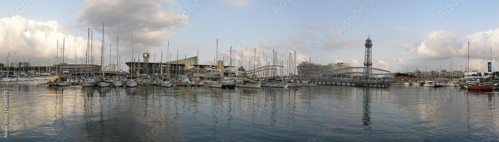 Fototapeta premium hafen in barcelona