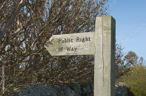 public right of way