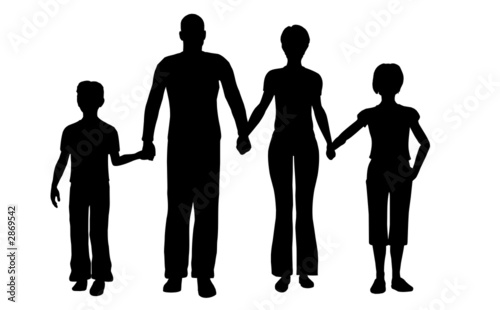 family of four vector