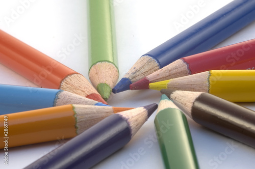 pencil crayons