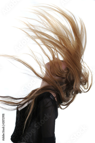 flying hair photo