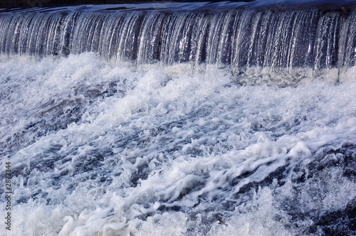 blue water flow