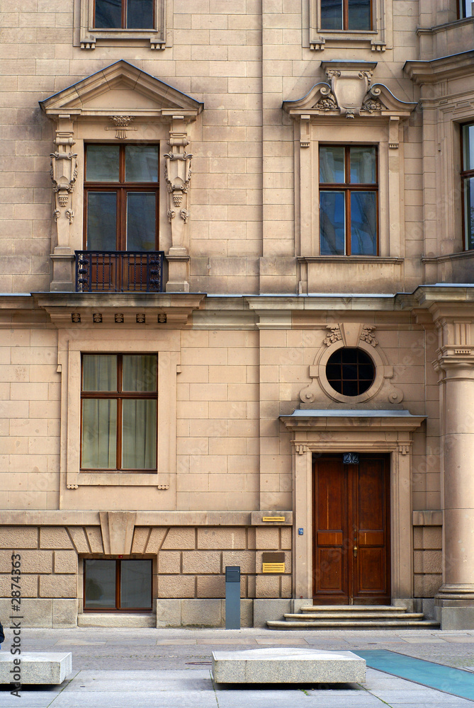 classical facade in berlin