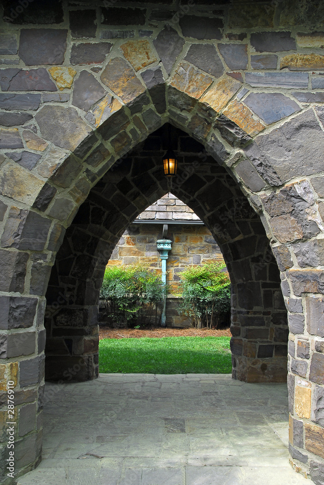 Naklejka premium medieval passage