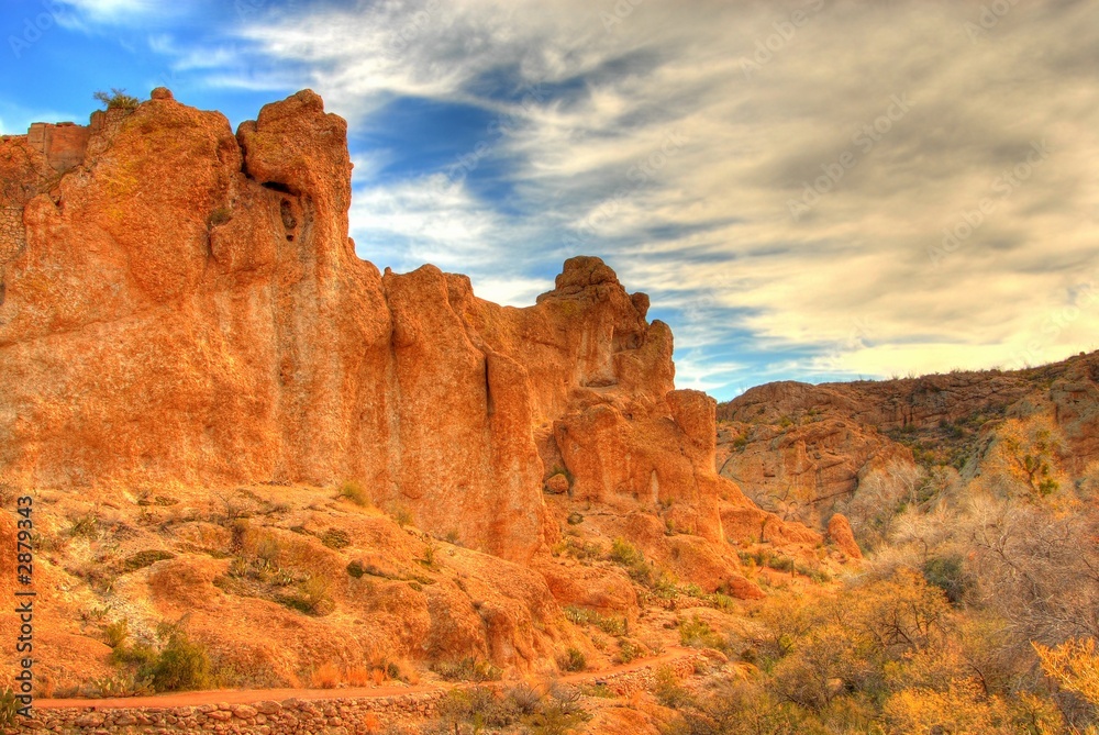 Fototapeta premium desert mountain trail