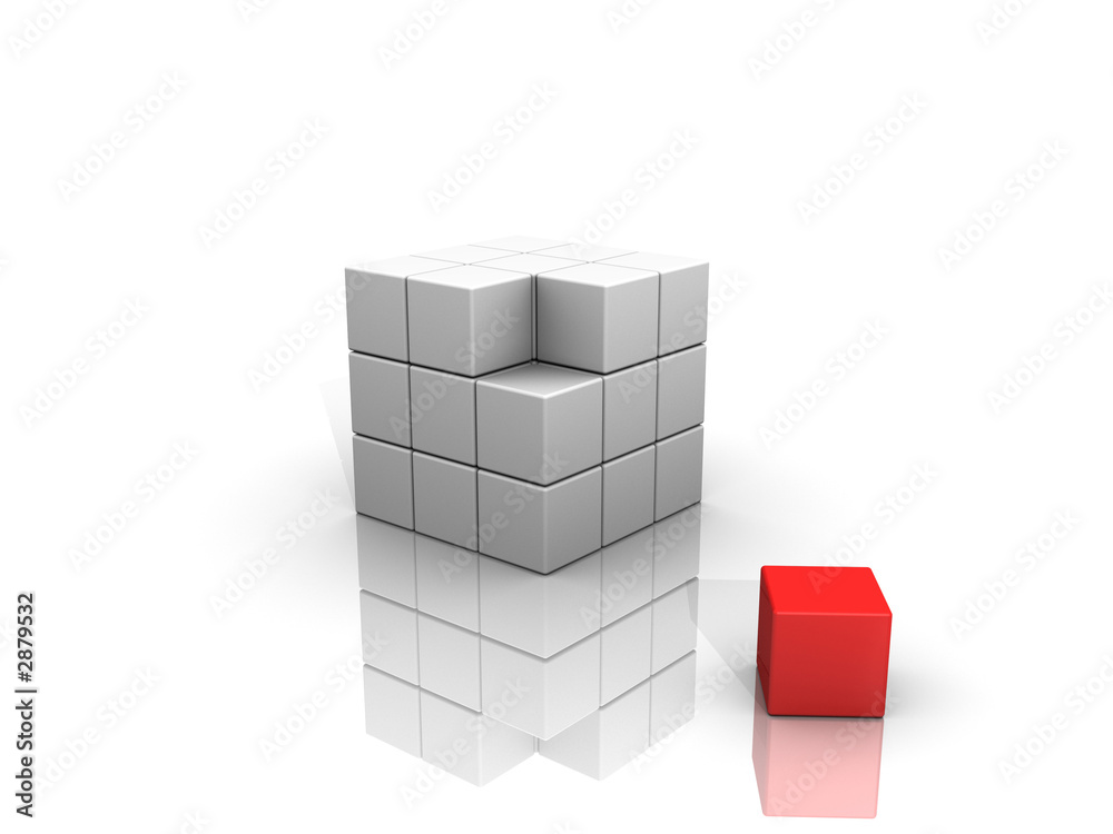 one cube one cube