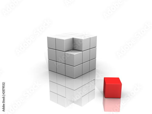 one cube