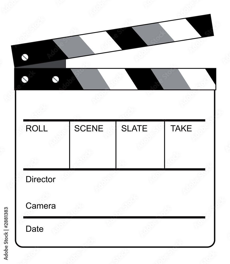 Obraz premium clipboard with marking black and white