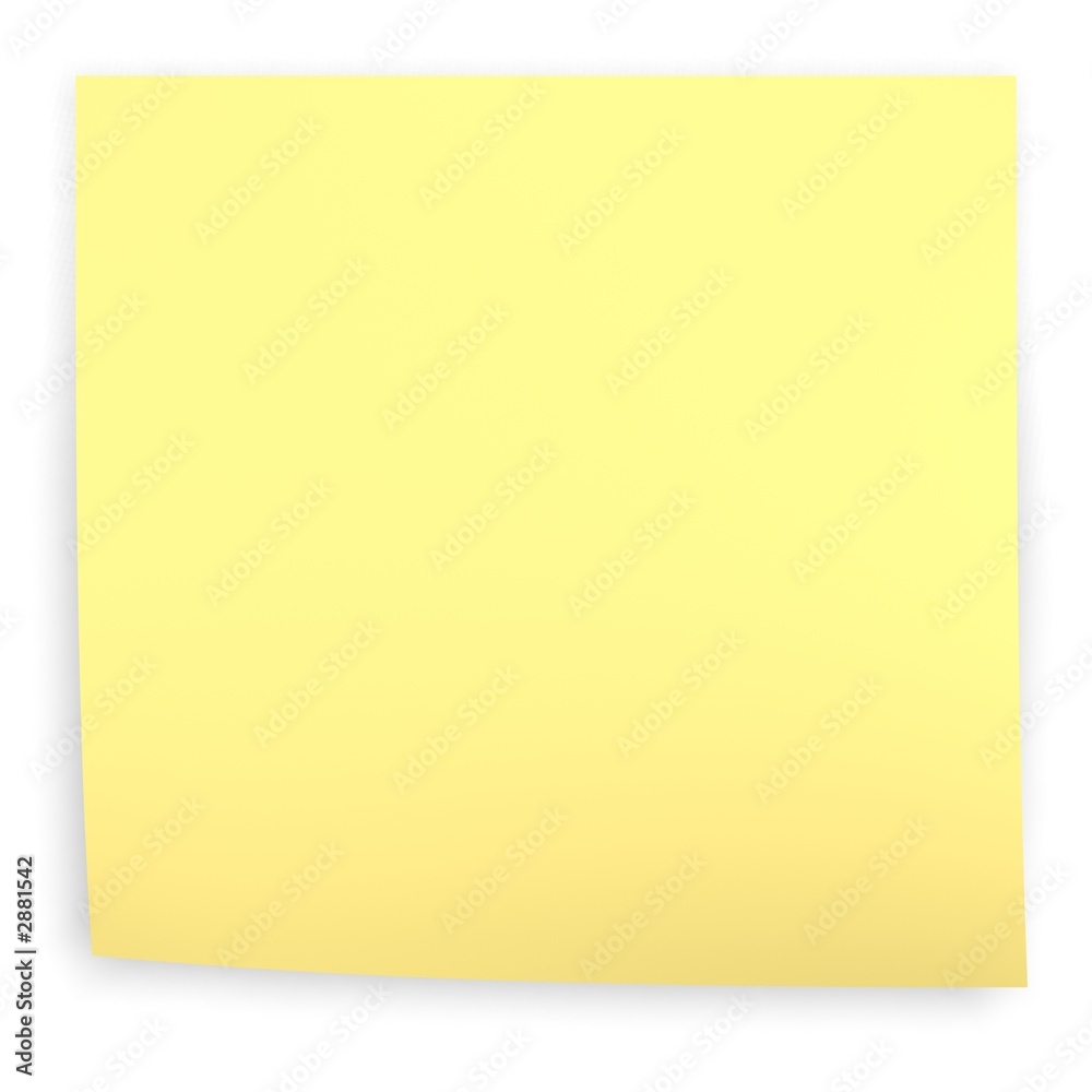 sticky blank note sticky blank note
