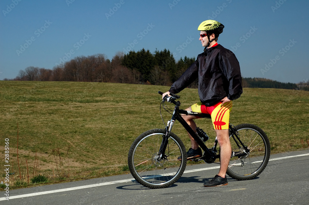 Naklejka premium biking