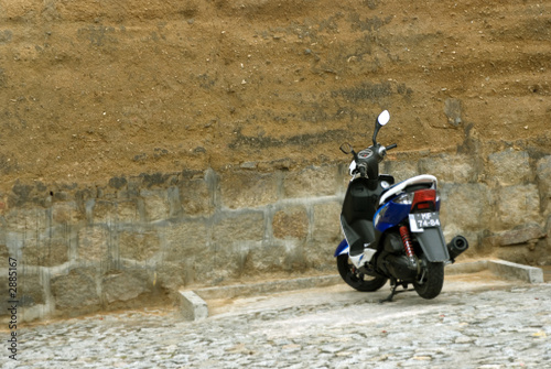 parked scooter