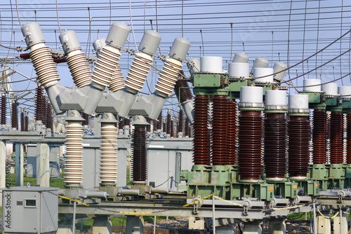 high voltage substation photo