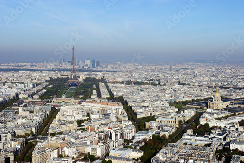 vue aérienne de paris