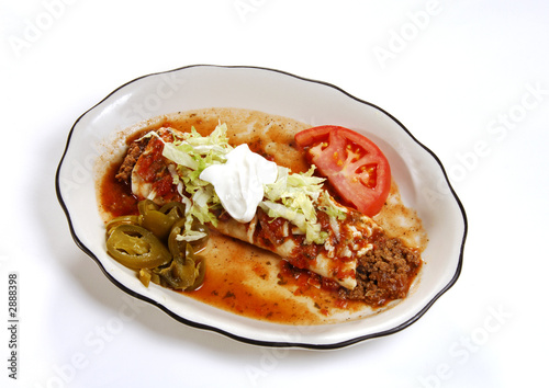 mexican food beef burrito