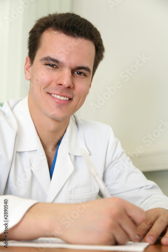 doctor ready to write