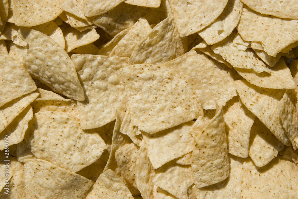 white corn chips