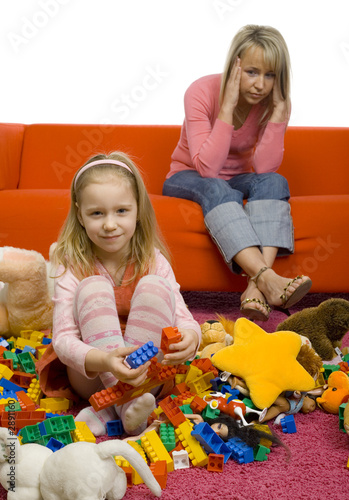 Fotografie untidy children's room
