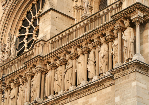 Billede på lærred galerie des rois de notre dame de paris