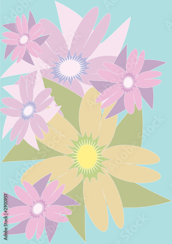 delicate flower background