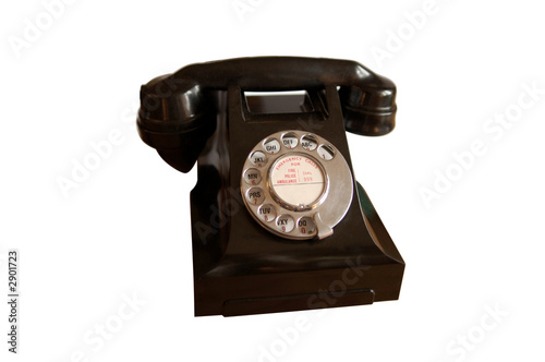an old telephone