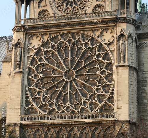 rosace de la cathédrale notre dame de paris