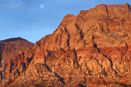 desert land formation at sunrise