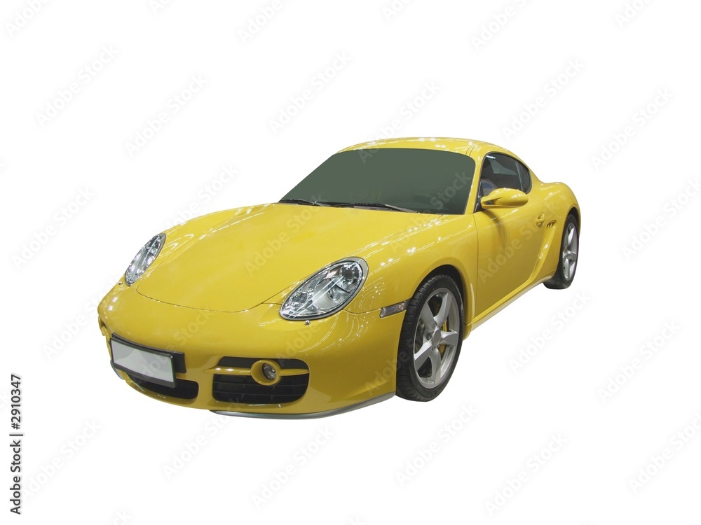 yellow coupe