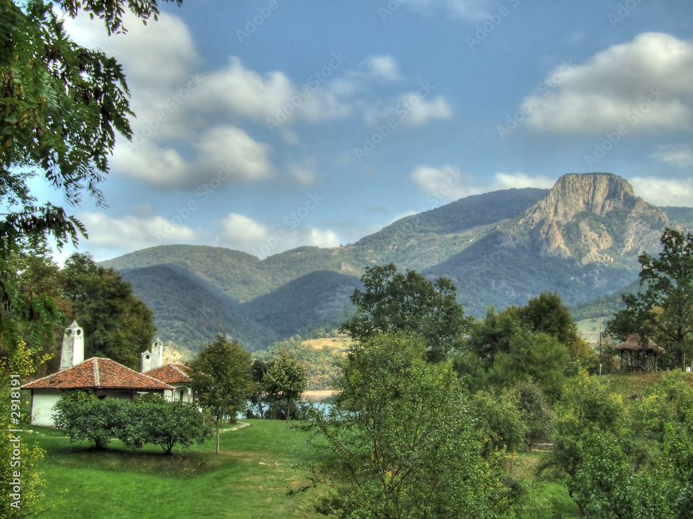 Fototapeta premium old village