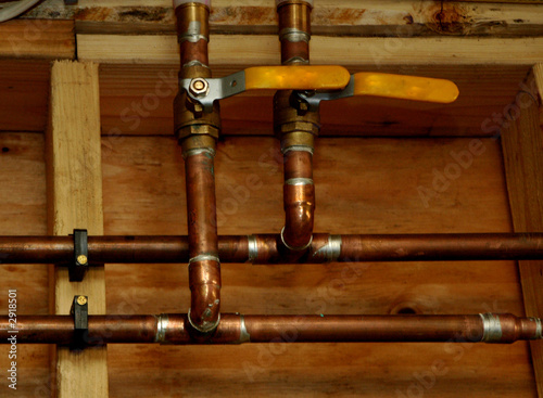 Bild auf Leinwand plumbing