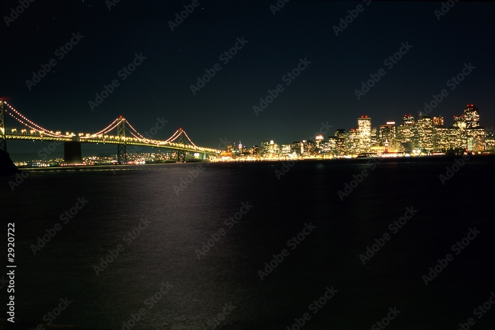 Fototapeta premium panoramę nocnego san francisco