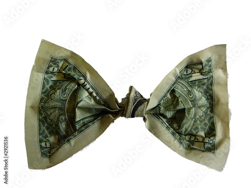 dollar bow tie