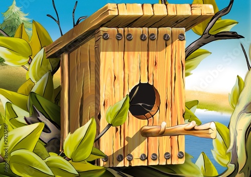 nesting box for birds