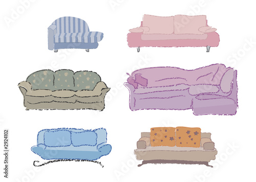 Canvas Print divan
