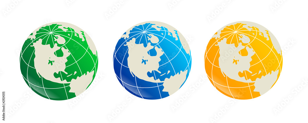 Obraz premium world globe
