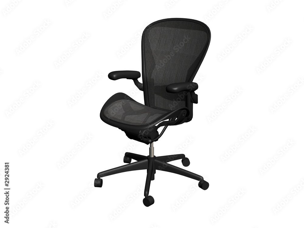 Fototapeta premium black office chair.