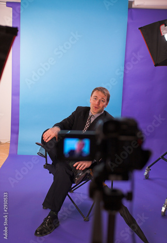 man in studio