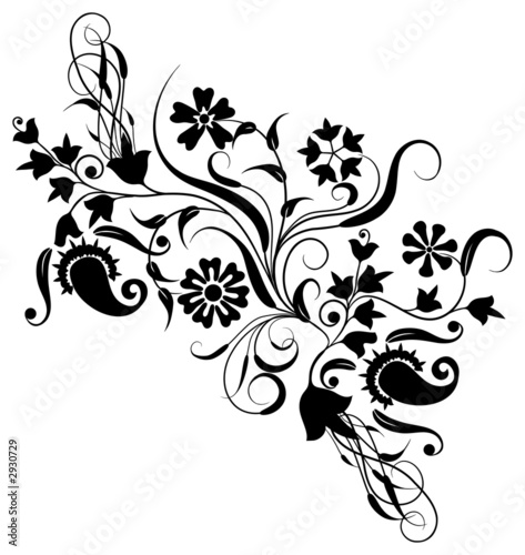floral element for design