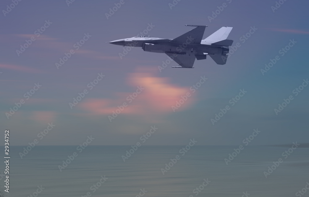 Fototapeta premium f-16 fighter jet