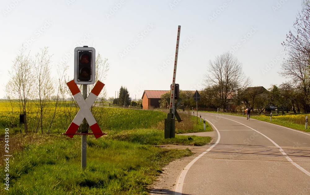Fototapeta premium bahnübergang