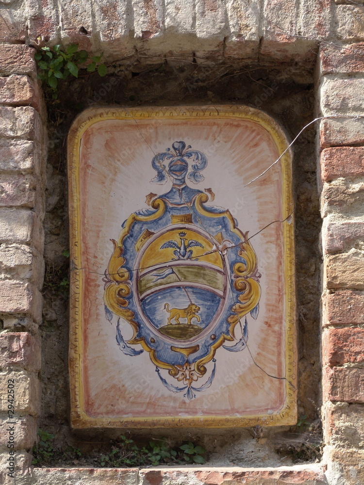 Wappen in der Toskana