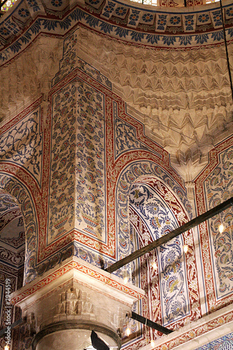 inside the blue mosque, istanbul